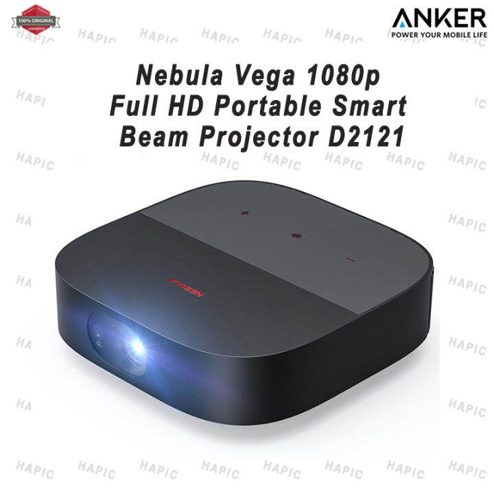 Anker Nebula Vega 1080p Full HD Portable Smart Beam Projector D2121 ...