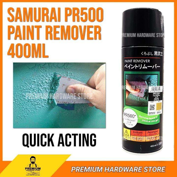 Samurai PR500 Paint Remover Spray 400ml Lazada