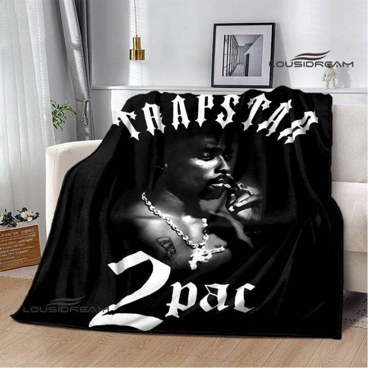 in-stock-trapstar-childrens-warm-blanket-comfortable-and-soft-blanket-printed-with-the-london-logo-used-for-family-travel-and-birthday-gift-blankets-can-send-pictures-for-customization