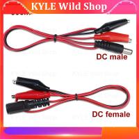 KYLE Wild Shop 50Cm Dc 5.5*2.1Mm Male Female Jack Cable To Alligator Clips Connector Crocodile Wire Cord 12V 3A Power Cable Test Lead