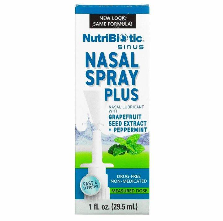 NutriBiotic, Nasal Spray Plus with Grapefruit Seed Extract, 1 fl oz (29