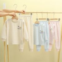 [COD] Childrens underwear set autumn clothes and long johns winter big childrens pajamas baby New Years thermal wholesale