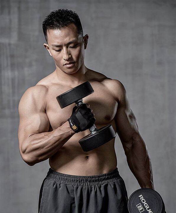 welstore-fittergear-mech-revolution-training-gloves-ถุงมือฟิตเนส-สวมใส่สบาย-ช่วยปกป้องเเละซัพพอร์ตฝ่ามือ-ป้องกันมือเเตกด้าน-size-s-xl