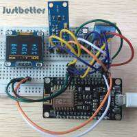 ชุดสถานีสภาพอากาศ ESP8266ความชื้นอุณหภูมิจอแสดงผล LCD ชุดส่วนประกอบ