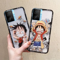 เคสโทรศัพท์ VIVO IQOO Z7 Z7X Y02A V27e V27 X90 V25 Pro Y55+ Plus Y16 Y02s Y77 5G เคส ดีไซน์ใหม่เคส Ruffy ซิลิโคนใสนิ่มกันกระแทก Case 2023