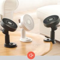 【YF】 Oscillating Fan fan CoolingTable FanClip on Desk USB Rechargeable Quiet Battery Powered Tent Personal