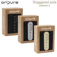 Oripure Vintage Tiang Selang-Seling Alnico 5 Kumparan Tunggal Pickup TSF558 ST Bagian Gitar,Lehher/Tengah/ Bridge Pickup Pilih