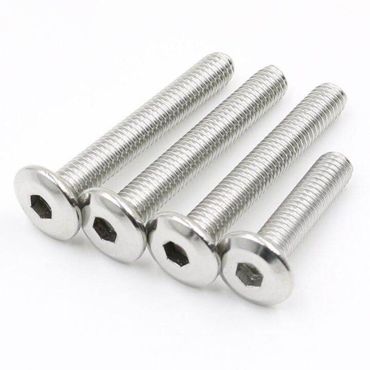 304-stainless-steel-flat-bevel-hexagon-socket-machine-screw-bolt-inner-hex-screws-fastening-nail-m8-m10-m12-nails-screws-fasteners