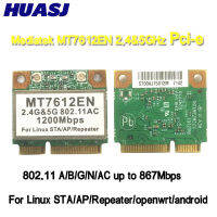 [COD]Huasj WiFi Mini PCIe โมดูล802.11ac Mediatek MT7612E 2.4 5GHz สำหรับ Android Linux Staaprepeater