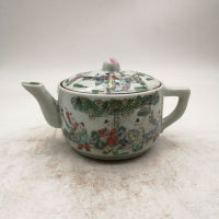 Chinese Famille Rose Porcelain Qing Tongzhi Children Design Gongfu Teapot