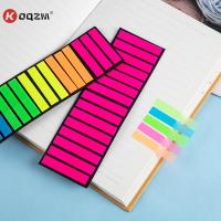 300Pcs Index Stickers Transparent Fluorscent Index Tabs Flags Sticky Note Stationery Children Gifts School Office Supplies