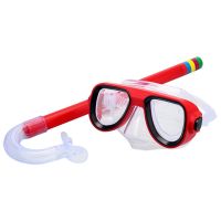 Children Kids Snorkel Set Scuba Snorkeling Mask Swimming Goggles Glasses with Dry Snorkels Tube Equipment Non-Toxic Diving RXBB