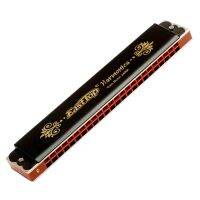 Easttop Harmonika Tremolo 24รูหีบเพลงปาก ABS หวีทองเหลืองทรงพิณโอคาริน่าคีย์ C East Top T2406K มืออาชีพ