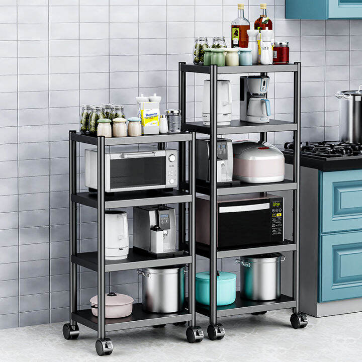 【COD】kitchen rack 5 Layer High Quality Stainless Rack MultiPurpose Metal Shelves Steel Rack
