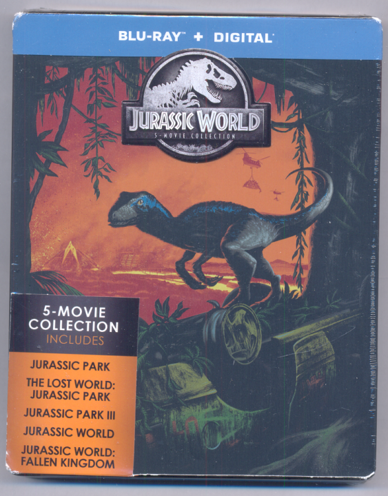 Jurassic World 5-Movie Collection Steelbook [ Blu-Ray ] | Lazada