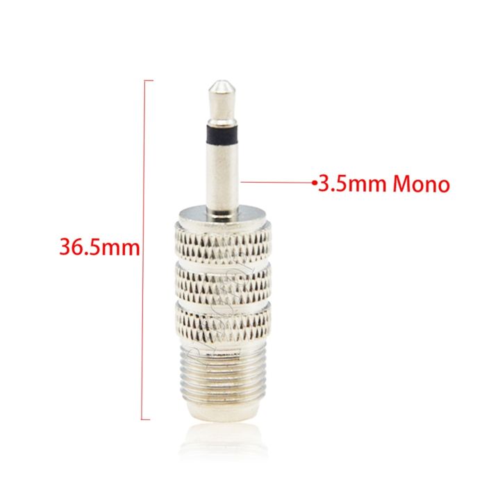 2pcs-lot-f-female-jack-to-3-5mm-mono-1-8-male-plug-rf-coaxial-adapter-rf-connectors-fm-antenna-connector-50ohm