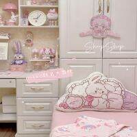 mikko co-branded large bed head bedroom girl heart cute rabbit dormitory cushion soft