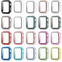 GSVZT บางเฉียบ นุ่ม บาง ใส สำหรับ Apple Watch Case ตัวป้องกันหน้าจอ เคสป้องกัน iWatch 38mm 40mm4 2mm 44mm