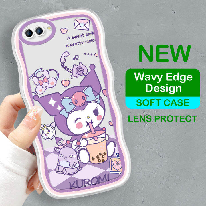 Hontinga Silikon Lembut Case Casing hp Untuk OPPO A17 A17K A3S A31 A33