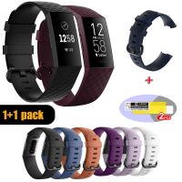 {zhiyun Watchshop}สายสำรองสำหรับ Fitbit Charge 3สายรัดข้อมือซิลิโคนสำหรับ Fitbit Charge 4สายรัดข้อมือสำหรับ Fitbit Charge 3 Band