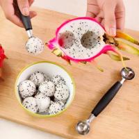 Fruit ball digger stainless steel fruit ball scoop carving knife fruit digger dragon fruit watermelon scoop