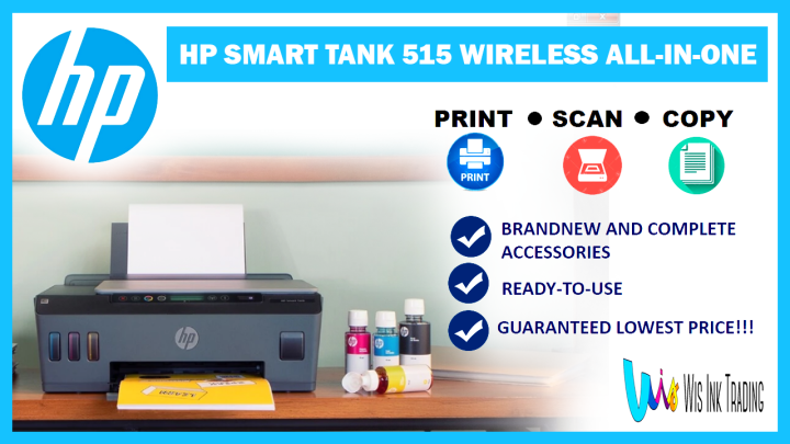 HP Smart Tank 515 Wireless All-in-One Printer | Lazada PH