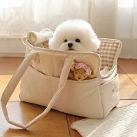 Carrier for Puppy Go Out Portable Shoulder Handbag Pet Dog Cat Chihuahua Yorkshire Supplies Suitable for Small Dogs Carrier Bags