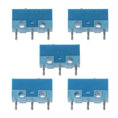 5Pcs Original HUANO White Dot Blue สำหรับ Shell 0.74N Mouse Micro Switch Silver Alloy Contacts Microswitch 20 ล้านสำหรับ L
