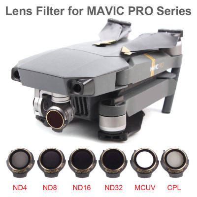 Penapis untuk DJI MAVIC Pro ตัวกรอง MCUV ND8 ND4 ND16 ND32 Penapis untuk DJI MAVIC PRO PLATINUM สีขาว