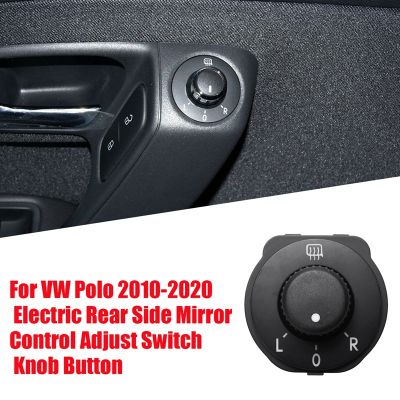 6R1959565F Electric Mirror Control Adjust Knob Button Parts Component for VW Polo 2010-2020 Rear Side Mirror Switch 6R1 959 565A