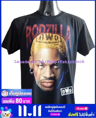 เสื้อบาส DENNIS RODMAN RODZILLA เดนนิส ร็อดแมน ไซส์ยุโรป เสื้อยืดวงดนตรีร็อค เสื้อร็อค  TDO7146 ผ้าร้อยแท้