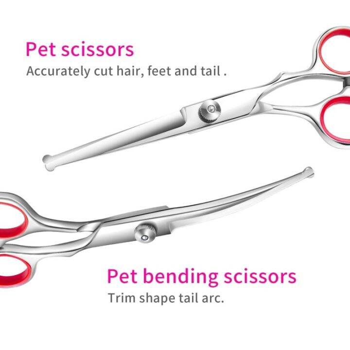 pet-grooming-set-dog-and-cat-professional-trimming-scissors-kit-stainless-steel-shears-pet-hair-cutting-safety