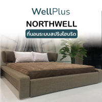 WellPlus ที่นอนรุ่น Northwell หนา 9นิ้ว เสริมยางพาราสังเคราะห์ ส่งฟรี