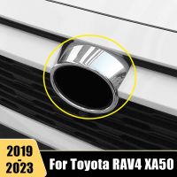 สติกเกอร์ตกแต่ง RAV4รถยนต์สำหรับโตโยต้า XA50 2019 2020 2021 2022 2023 RAV 4กรอบโลโก้หน้ารถ