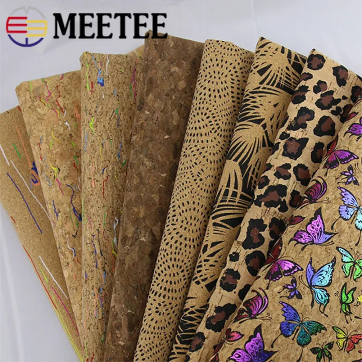 meetee-90x138cm-natural-cork-imitation-leather-fabric-printed-pu-bag-decoration-diy-luggage-home-shoes-gift-accessories-sl006