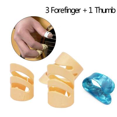 Muspor 4pcs/set Guitar Picks Index Finger Picks Alaska for Electric Acoustic Guitar Ukulele Stringed Instrument Part Accessories Guitar Bass Accessori