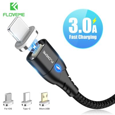 Chaunceybi FLOVEME Magnetic Cable USB Type C iPhone 14 13 Lighting Fast Charging Wire Type-C Charger