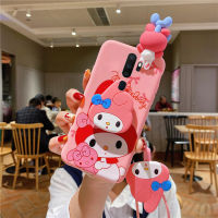 เคสโทรศัพท์สำหรับ OPPO A9 2020 A5 2020 Hello Kitty My Melody Crossbody TPU ซิลิโคนนุ่มป้องกันเต็มรูปแบบพร้อมเชือกและวงเล็บ OPPOa9 2020 OPPOa5 2020เคสโทรศัพท์เคสใส่โทรศัพท์ MyMelody HelloKitty