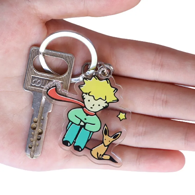 The Little Prince on the moon keyring x Plastoy