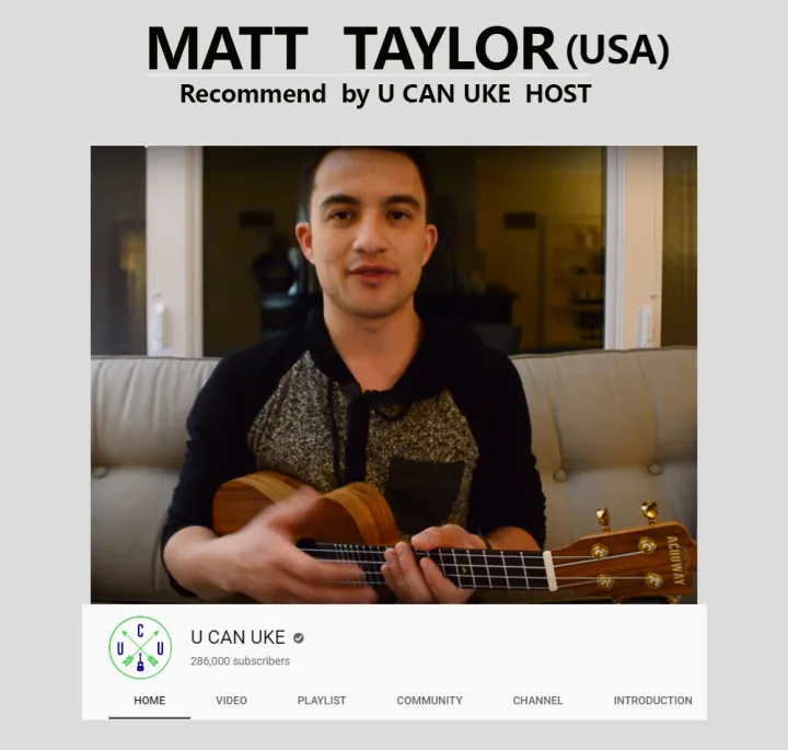 ACOUWAY ukulele Ukulele for Intermediate player 24inch concert Ukelele