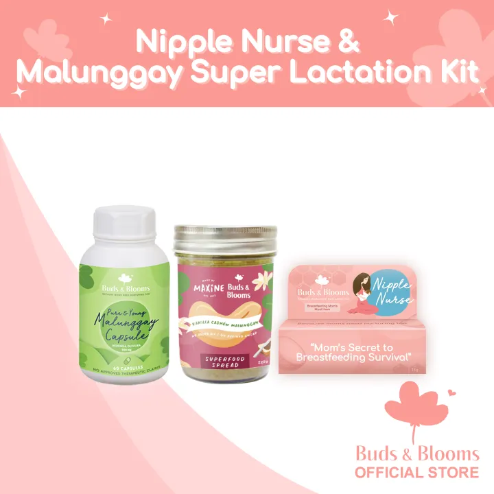 Buds & Blooms Nipple Nurse & Malunggay Super Lactation Kit Lazada PH