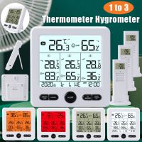 1 to 3 Digital Temperature Hygrometer Wireless Transmitter Digital Weather Station Indoor Outdoor Forecast Sensor Thermometer