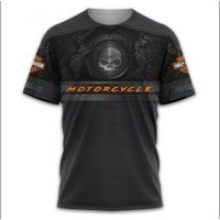 Limited Edition Harley-Davidson Motorcycle 3D Full Over Print Men T-shirt