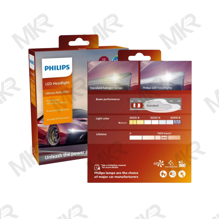 philips-หลอดไฟหน้ารถยนต์-ultinon-rally-3550-led-50w-สว่าง-4500-ลูเมน