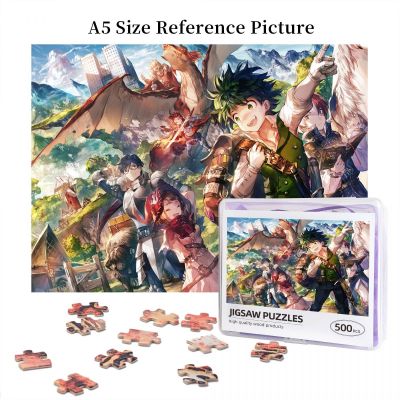 My Hero Academia (22) Wooden Jigsaw Puzzle 500 Pieces Educational Toy Painting Art Decor Decompression toys 500pcs