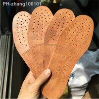 Ultra Thin Breathable Deodorant Leather Insoles Large Size 36-44 Absorb Sweat Replacement Inner Soles Shoes Insole Pads