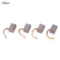 【YF】 100Pcs Graphite Copper Motor Carbon Brushes Replacement Kits Fit for Automotive Electronic Fan J435A 9x8x13.5mm