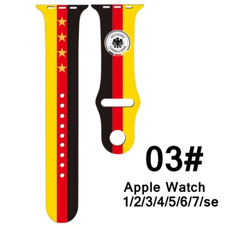 flag-series-silicone-strap-for-apple-watch-band-49-44-40-45-41-38-42mm-football-watchband-bracelet-iwatch-serie-3-4-5-6-se-7-8