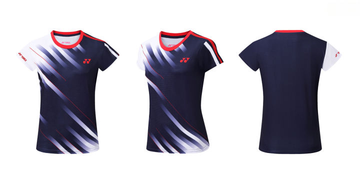 hot-sale-badminton-t-shirt-sports-shirt-competition-training-short-sleeve-tennis-table-tennis-jersey-2358