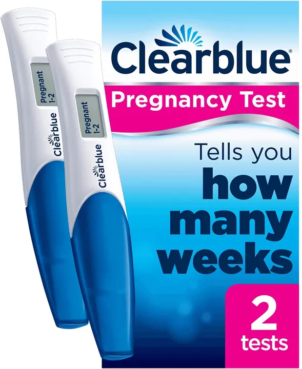 Clearblue Digital Pregnancy Test Kit 2 pack (The only Test tells you how many weeks!)
